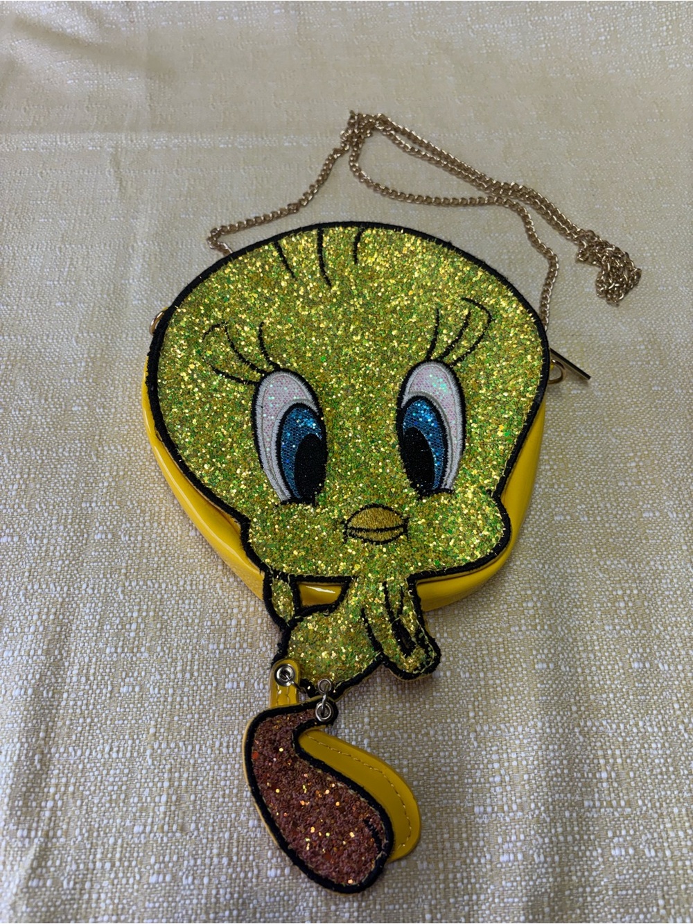 Danielle Nicole Bright Yellow Looney Tunes Interior Patch